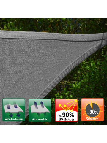 AMANKA Sonnensegel Mojave Tree 500 x 700cm in grau