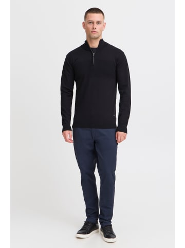 INDICODE Troyer IDErno 35423MM Strickpulli mit Reißverschluss in Schwarz
