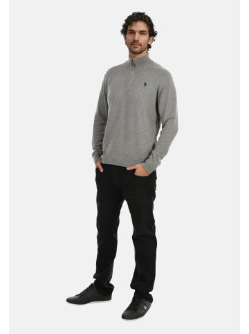 U.S. Polo Assn. P-011 in Grau Meliert-Navy