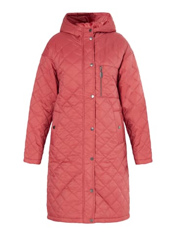Albee Women Leichter Steppmantel in Vintage Rot