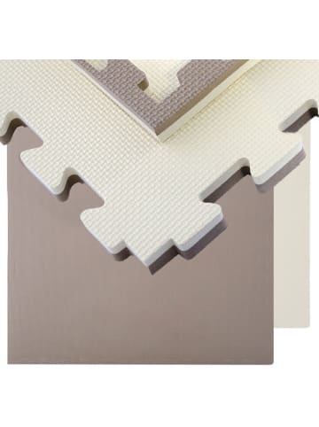 eyepower 4cm dicke Kampfsportmatte 90x90cm - EVA Puzzlematte für Judo Karate MMA Sport