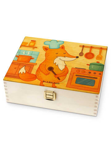 Mr. & Mrs. Panda Teebox Fuchs Koch Design ohne Spruch in Weiß