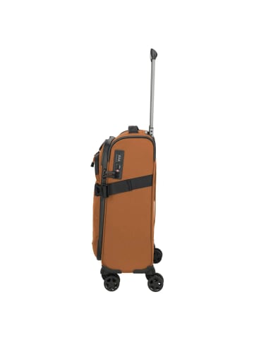 travelite Briize - 4-Rollen-Kabinentrolley S 55 cm (curry) in curry