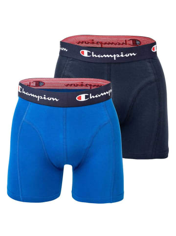 Champion Boxershort 2er Pack in Blau/Marine