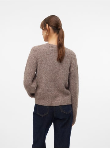 Vero Moda Strickpullover in Brown Lentil