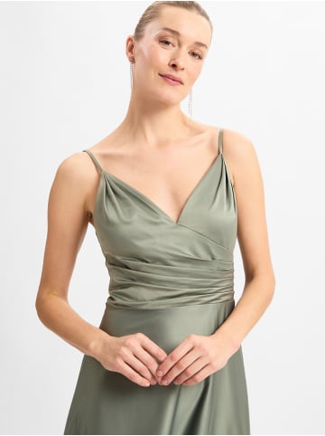 Marie Lund Abendkleid in khaki - 0002