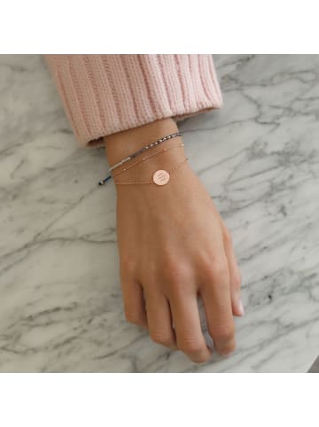 Glanzstücke München Armband Live Laugh Love Sterling Silber in roségold