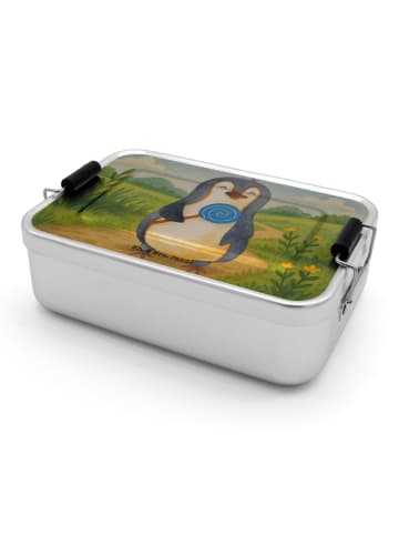 Mr. & Mrs. Panda Lunchdose Pinguin Lolli Design ohne Spruch in Weiß