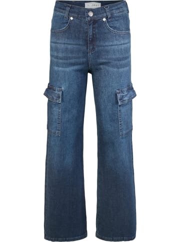 Blue Effect Wide Leg Cargojeans slim fit in dark blue