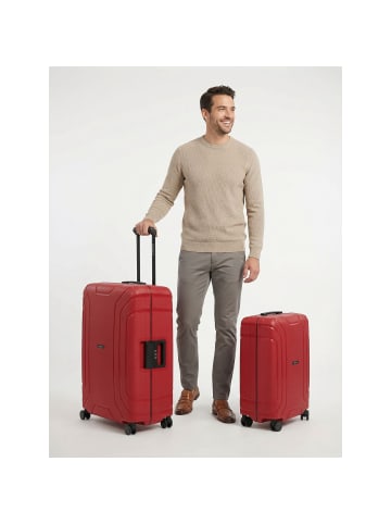 Redolz Essentials 15 4-Rollen 15 Kofferset S+L mit Dreipunktverschluss classic red