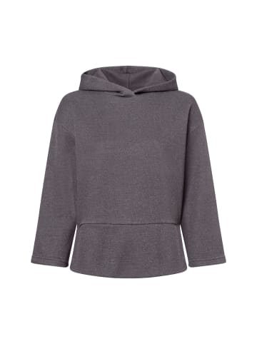 OPUS Kapuzenpullover Glittero in grau silber - 0001