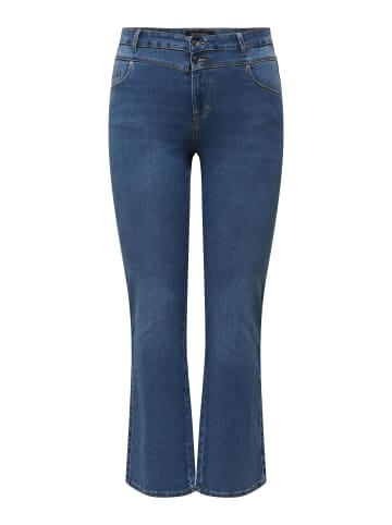 ONLY Carmakoma Flared fit jeans in Medium Blue Denim