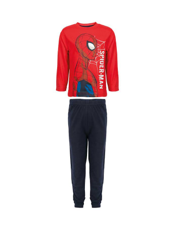 Spiderman 2tlg. Outfit: Schlafanzug in Rot