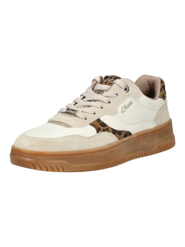 S.OLIVER RED LABEL Sneaker in Beige/Braun