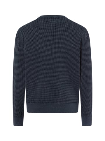 Nils Sundström Strickpullover in marine - 0003