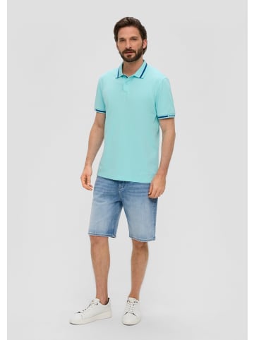 s.Oliver Polo-Shirt kurzarm in Türkis