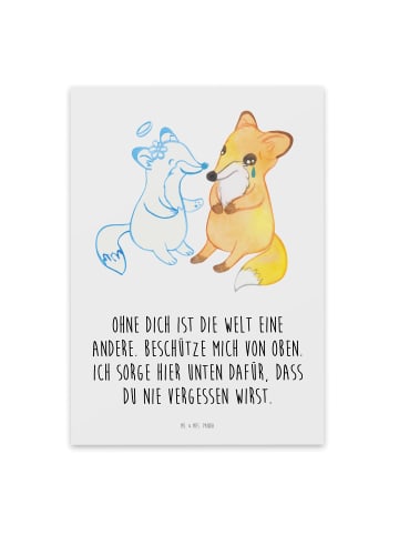 Mr. & Mrs. Panda trauerspruch karte Trauer Schwester mit Spruch in Weiß