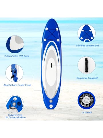 COSTWAY Stand Up Paddling Board 335cm in Blau