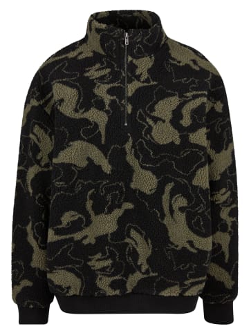 Urban Classics Urban Classics Half-Zip in oliveswirl