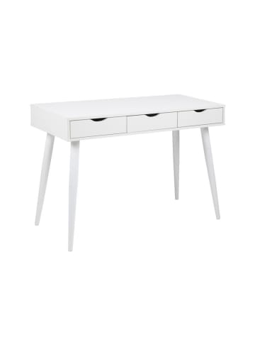 ebuy24 Schreibtisch Nula Weiß 110 x 50 cm
