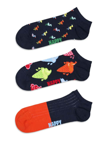 Happy Socks Low Socks in Navy