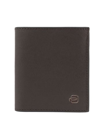 Piquadro Black Square Geldbörse RFID Schutz Leder 8.5 cm in dark brown