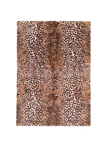 Pergamon Luxus Super Soft Fellteppich Pearl Leopard in Braun