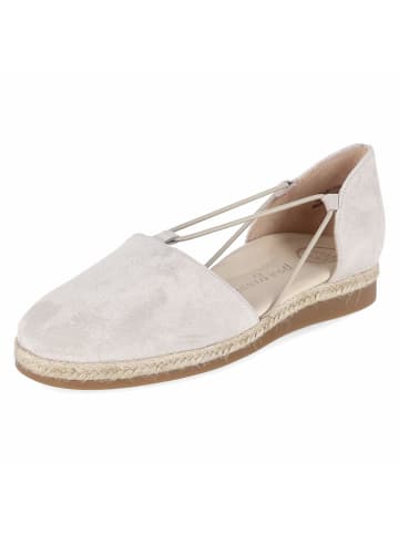 Espadrille-Ballerinas in grau