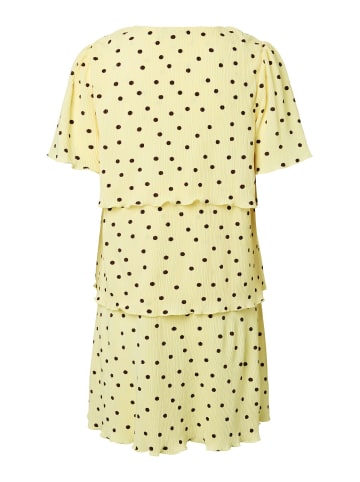 Pieces Midikleid in French Vanilla