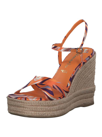 Tamaris Plateau-Sandaletten in ORANGE COMB