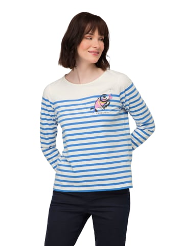 LAURASØN Shirt in azurblau