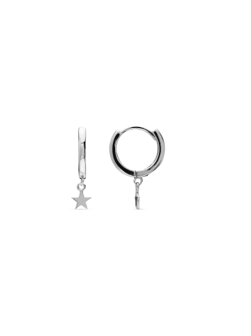 Luxenter Ohrringe aus 925er Sterlingsilber mit Rhodiumbeschichtung – Estrella