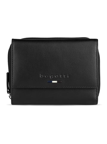 Bugatti Romeo Geldbörse RFID Schutz Leder 13 cm schwarz