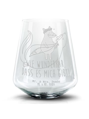 Mr. & Mrs. Panda Whiskeyglas Stinktier Yoga ohne Spruch in Transparent