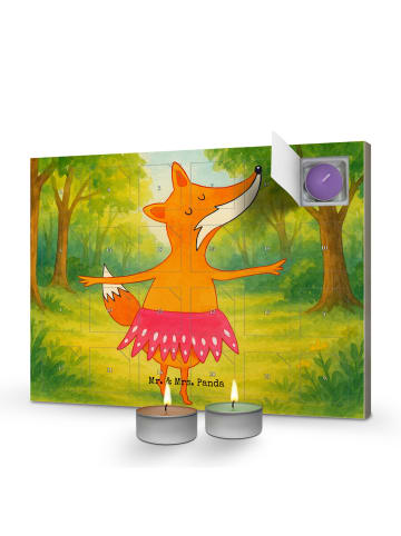 Mr. & Mrs. Panda adventskalender mit duftkerzen Fuchs Ballerina ... in Weiß