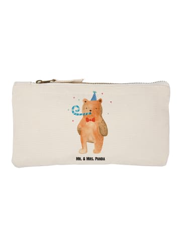 Mr. & Mrs. Panda Schminktasche Bär Geburtstag ohne Spruch in Weiß