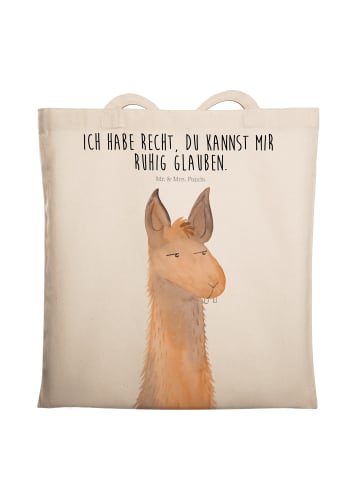 Mr. & Mrs. Panda Shopper Lamakopf Genervt mit Spruch in Creme