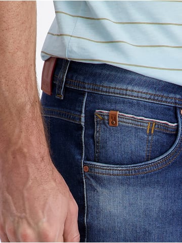 Timezone Slim Fit Shorts Unifarben Klassische Taschen in Blau