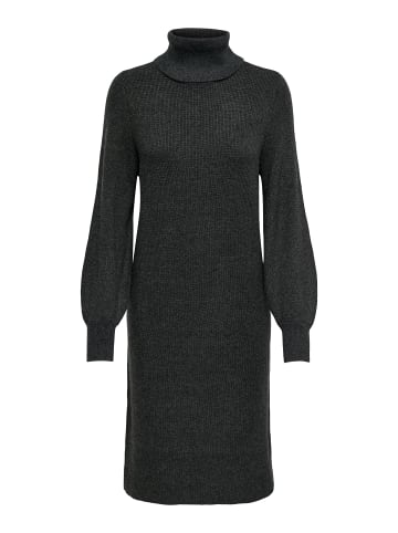 ONLY Strickkleid in Dark Grey Melange