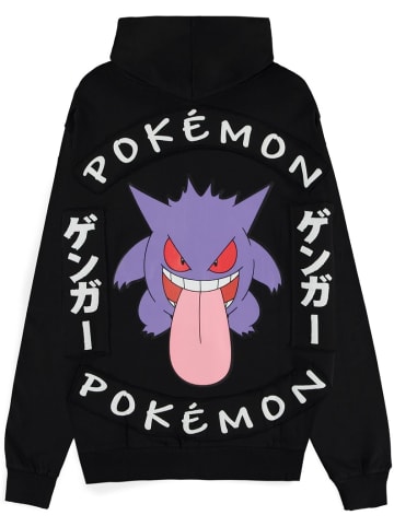 Pokémon Pullover "Pokémon - Gengar Locked Up Men's Zipper Hoodie" in Schwarz