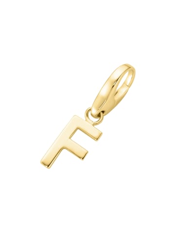 Giorgio Martello Milano Charm Buchstabe F in Gold