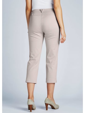 GOLDNER Kurzgröße:  Leichte 7/8 Baumwoll-Hose Anna in kitt