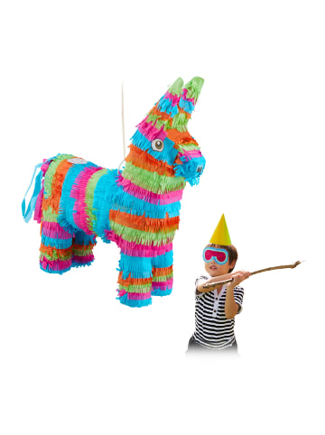 relaxdays Pinata Esel in Bunt