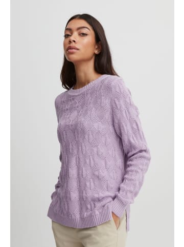 b.young Strickpullover BYMILJA STRUCTURE JUMPER - 20812775  Strickpullover mit Strukturmuster in Lila