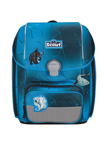 Scout Genius Exklusiv Safety Light - Schulranzen Set 5tlg. in Polar blue