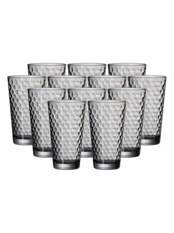 Ritzenhoff & Breker 12er Set Longdrinkgläser Favo in Grau 400 ml