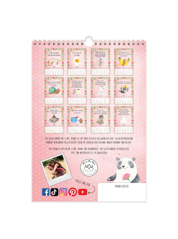 Mr. & Mrs. Panda Wandkalender 2026 Small World Collection mit Sp... in Weiß