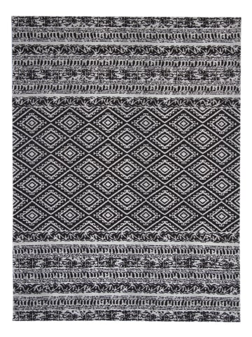 Kayoom Kurzflor Teppich Sunny 110 in schwarz - rechteckig
