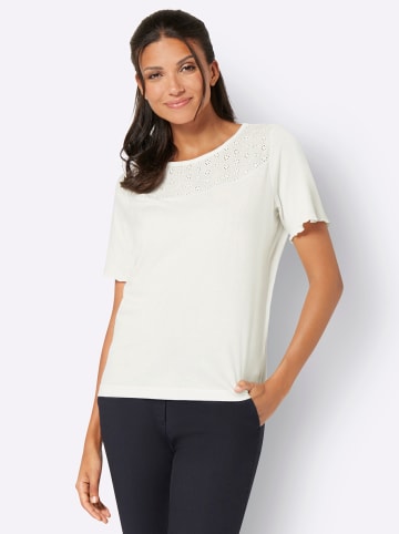 Sieh an! Kurzarm-Shirt in ecru