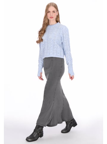 DreiMaster Women Sweater in light blue melange